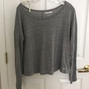 Forever21 Grey Long-Sleeve Top
